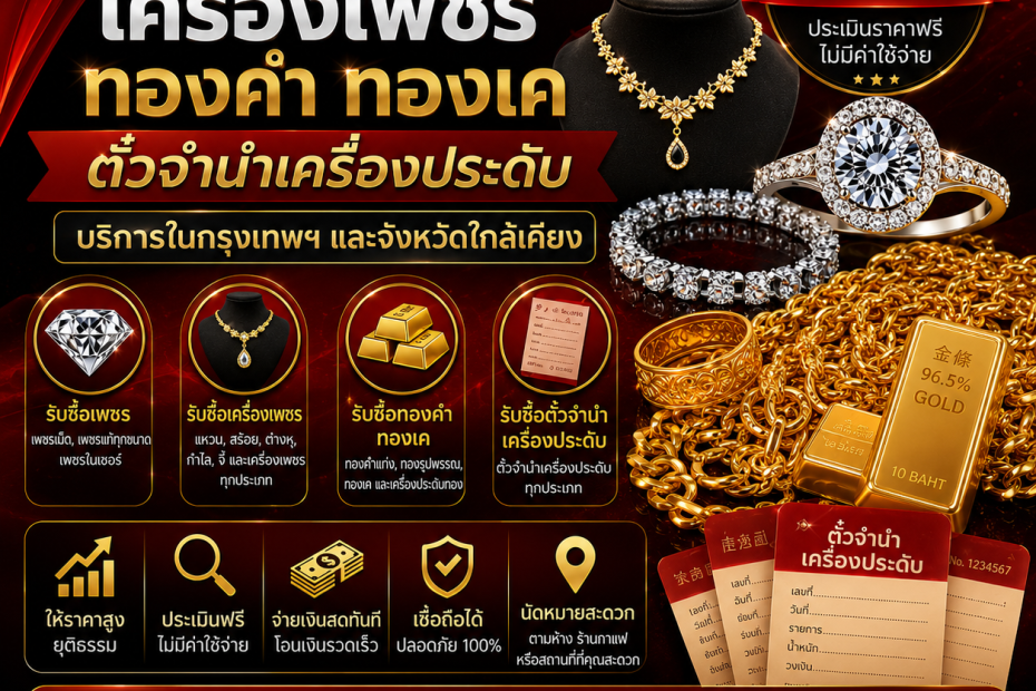 รับซื้อเพชรปทุมธานี